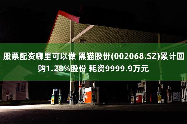 股票配资哪里可以做 黑猫股份(002068.SZ)累计回购1.28%股份 耗资9999.9万元